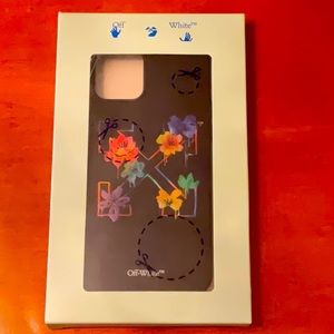 Off-White Floral Arrows-Print iPhone 12 Pro phone case